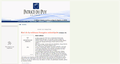 Desktop Screenshot of patricedupuy-editeur.com